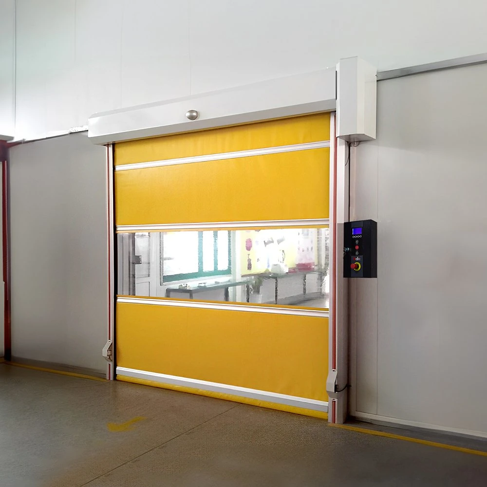 PVC Fabric High Performance High Speed Rolling Door (HF-1073)