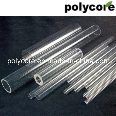 Transparent Hard PC Tube - Assembly Parts of Refrigeration Display Showcase