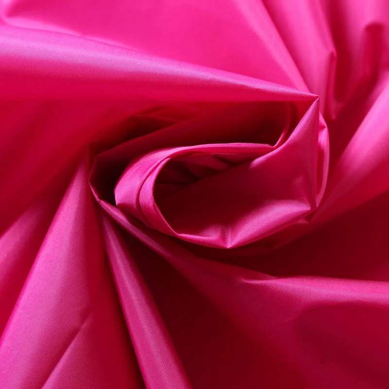 Großhandel Taft Stoff PVC-Beschichtung Garn gefärbt Farbe für Handtasche 210T Taftstoff