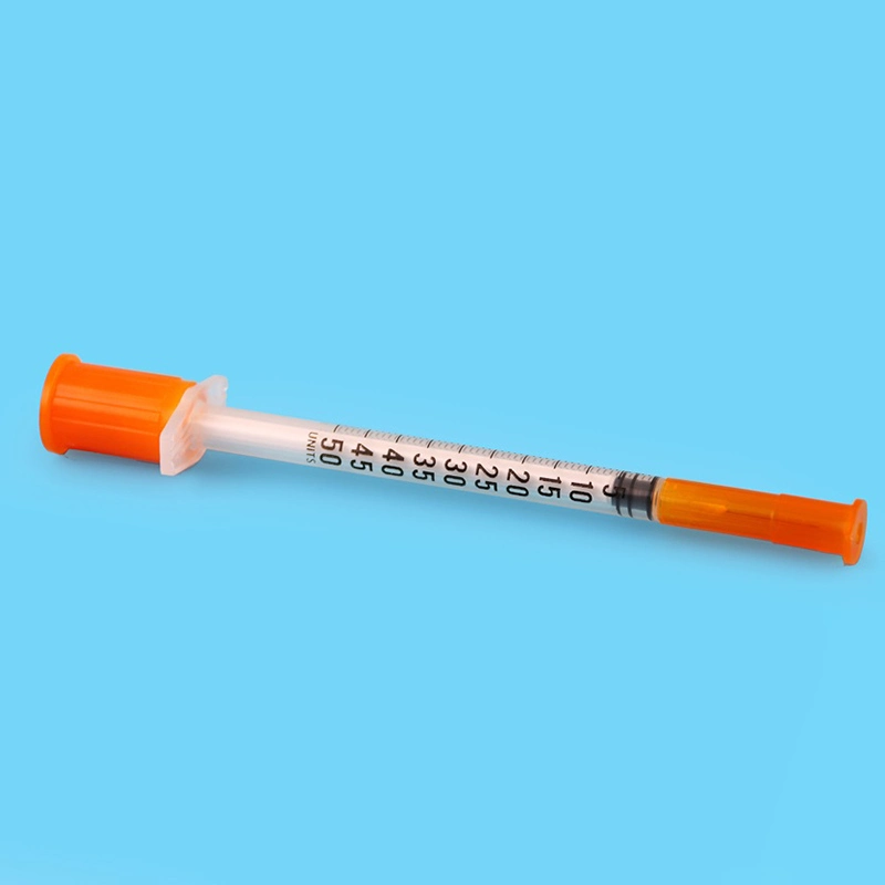 0.3ml/0.5ml/1ml Disposable Insulin Syringe with Needle