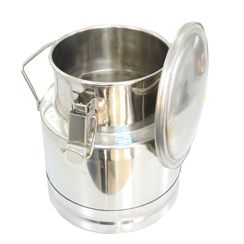 Popular Used 201 Food Standard Stainless Steel Milking Can Brucket