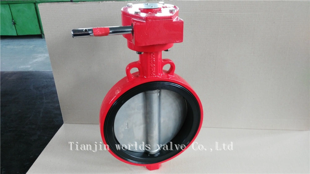 Bare Stem Shaft Wafer Type Butterfly Valve Pn6/Pn10/Pn16/ANSI125/ASME150/as Table D/Table E/JIS5K/JIS10K/JIS16K /JIS20K