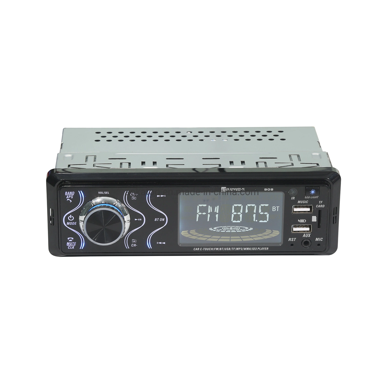 2021 Cool Touch Button Car Radio with FM Remote High Power Output 7388 IC