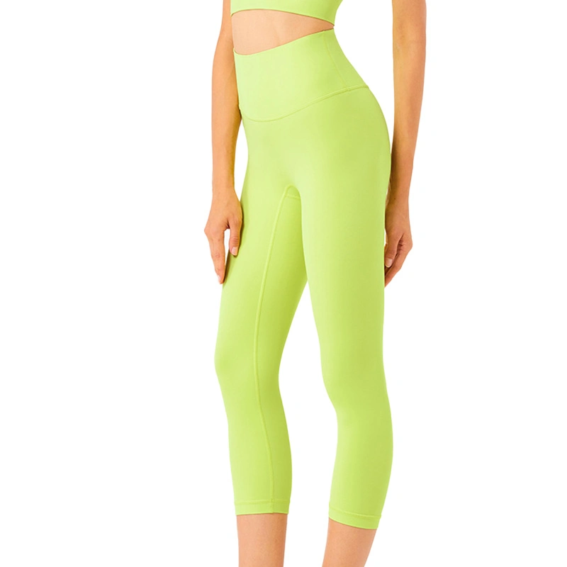 Wholesale/Supplier Factory Lemon Yellow Yoga Clothing Set Slim Fit Casual Yoga Pants Shorts Bra Cycling Gym Running Fitness Dopamine Sports Yoga Wear