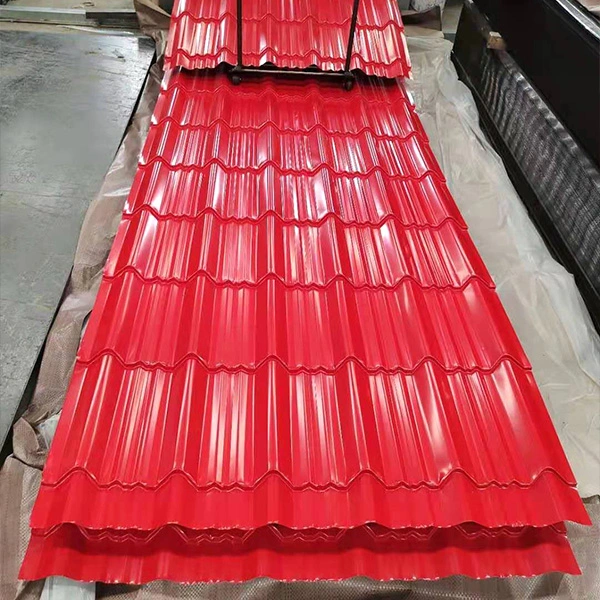 Hoja de impermeabilización de color rojo galvanizado en forma de T de 1,6mm grosor 750mm Para pannels