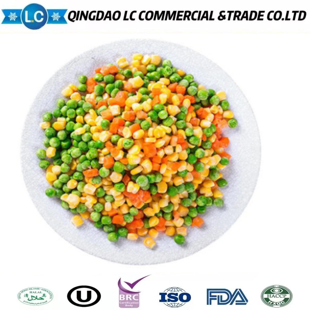 Organic Mixed Frozen Vegetables in Bulk, Export Quality