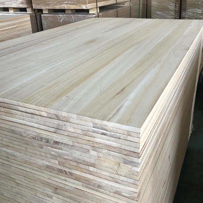 Factory Direct Finger Jointed Paulownia Solid Wood Boards Paulownia Lumber Sheet