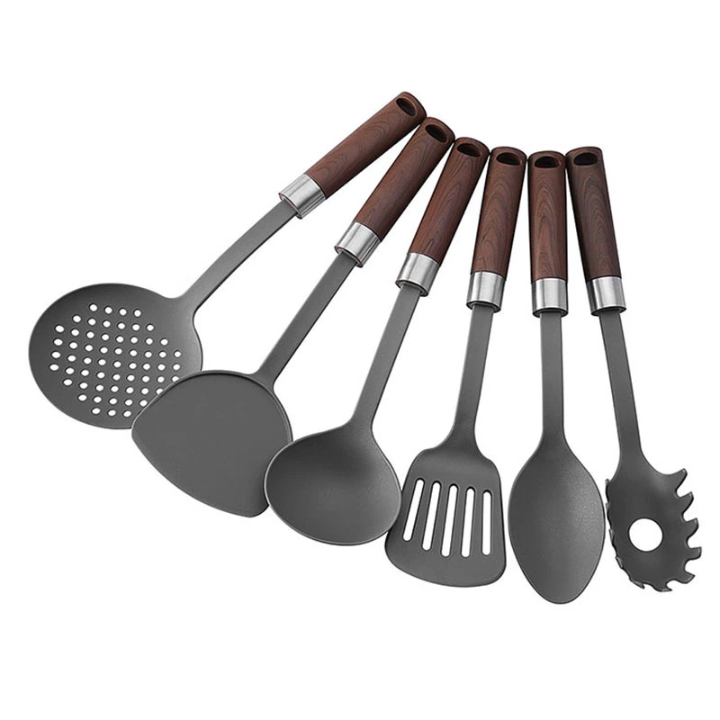 Wholesale/Supplier 6 Pieces PP Material Cookware Stainless Steel Handle Kitchenware Set