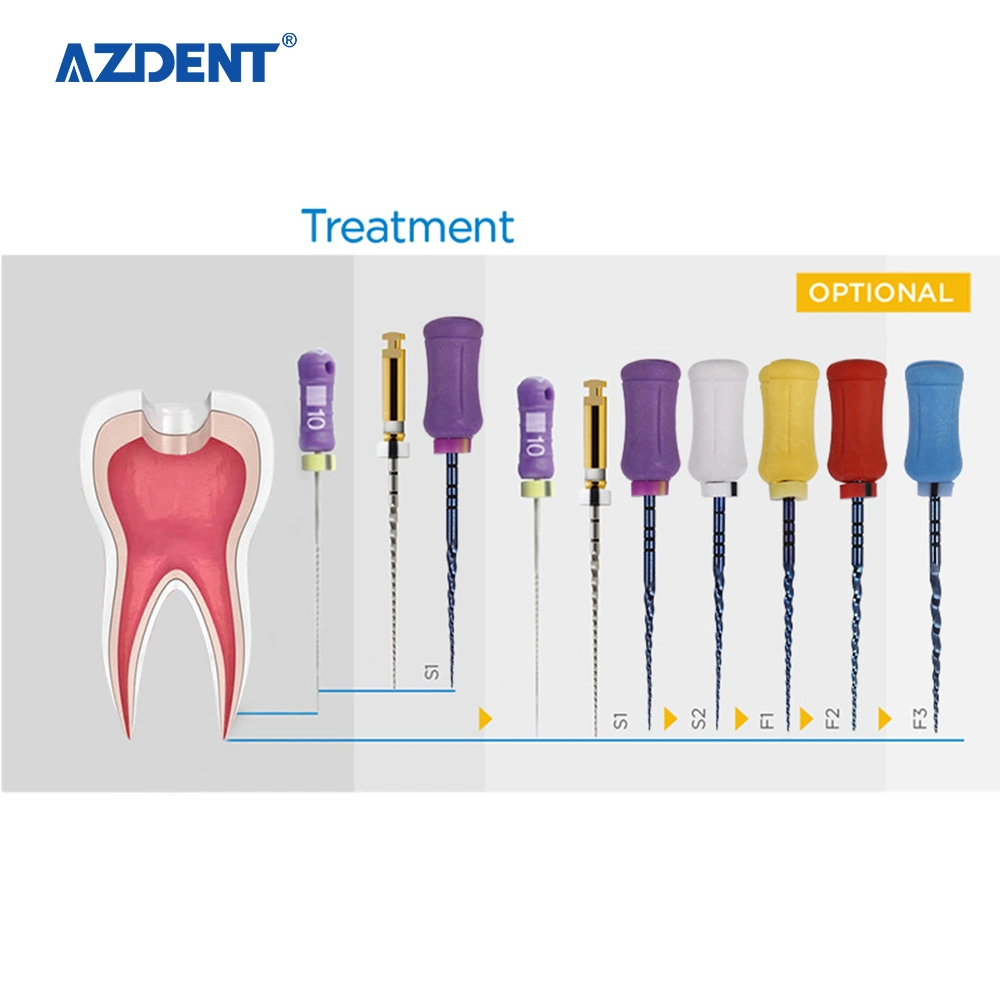 Azdent Dental Endodontic Niti Hand Use Heat Activated Rotary File Sx-F3