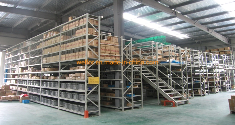 Warehouse Steel Mezzanine Floor Rack System Storage Rack Mezzanine