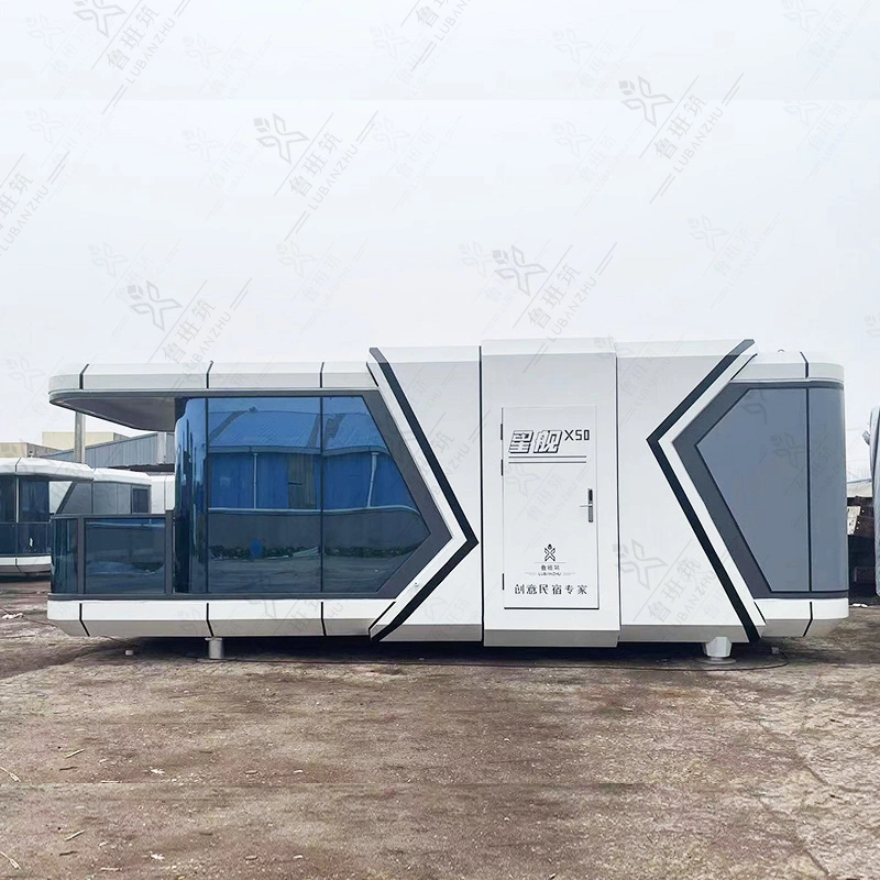 Móvil Modular Prefabricado portátil pequeña casa de barco Casa Oficina con Cuarto de baño