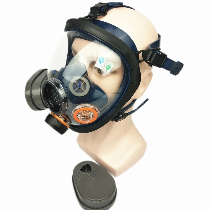 Staub-chemische schützende industrielle Respirator-Schablonen des vollen Gesichts-En136