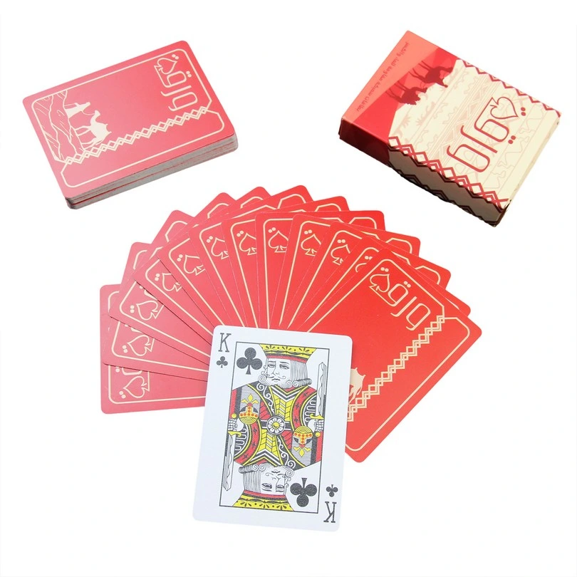 L'emballage de haute qualité personnalisé Carte de jeu de cartes à jouer pour les enfants Flash Cartes à jouer d'impression de cartes en plastique