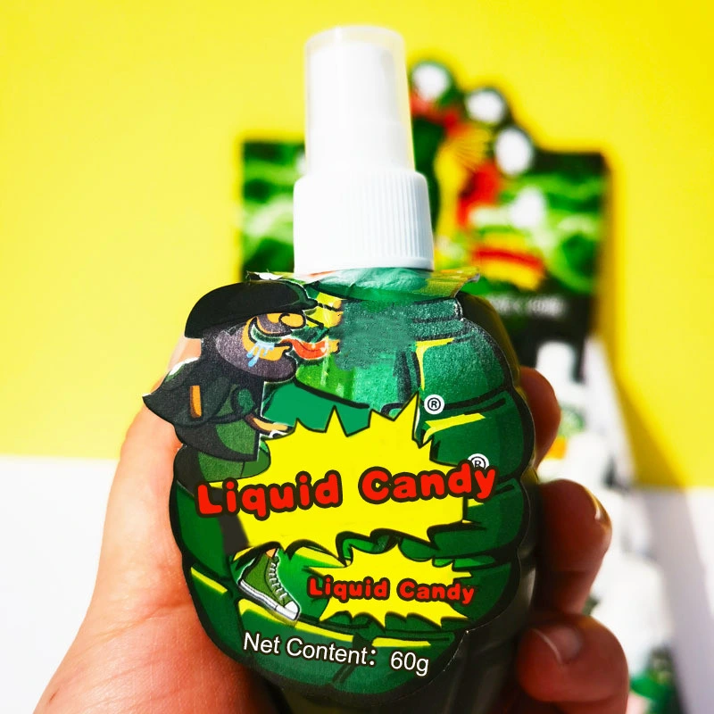 New Pattern Grenade Spray Mouth Spray Candy Spray Drink Grenade Toy Nozzle Candy Creative Liquid Candy