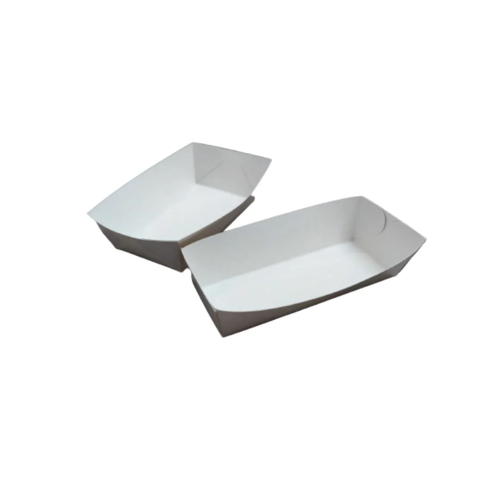 Using Hot Dog Packaging Boat Shape Boxes for Packing French Fries