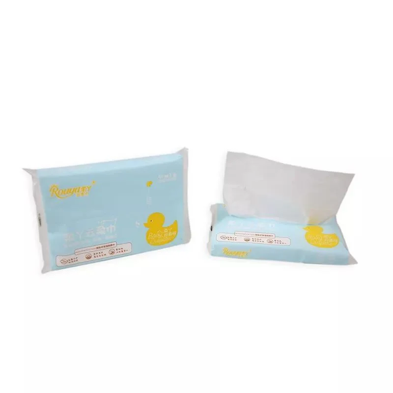 Super doux serviette en papier humide OEM Rouya échantillon gratuit de l'eau Utilisation sécuritaire des ménages jetables Adulte bébé Utiliser Skin-Friendly Soft lingettes humides