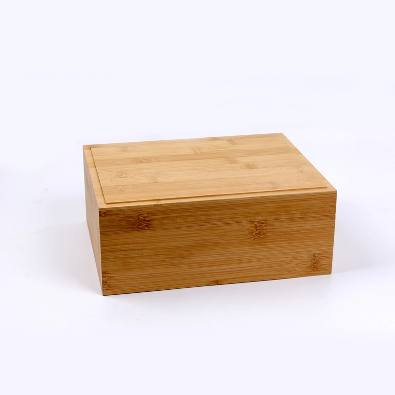 Eco-Friendly Bamboo Wooden Storage Gift Box Bamoo Packaging Box Wooden Jewelry Box Custom OEM Box Matt Finish Wooden Box
