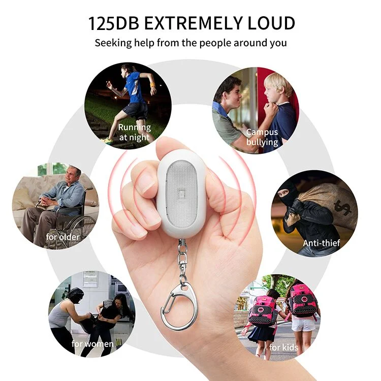 130dB Personal Safety Alarm Self Defense for Women Emergency