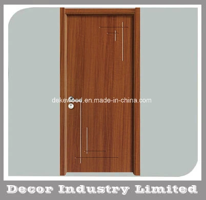 Touch Proof Wear Acting Paint Solid Wood Interior PVC Doors