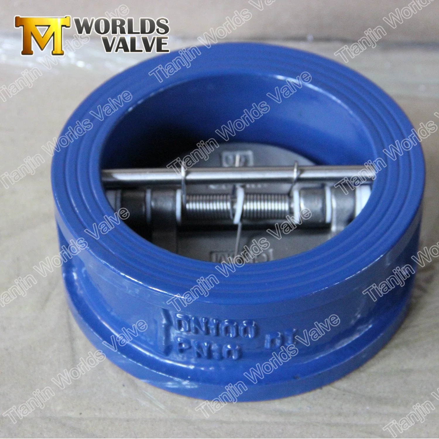 Pn16 Pn10 Class150 Cl125 Wafe Dual Plate Nonreturn Valve