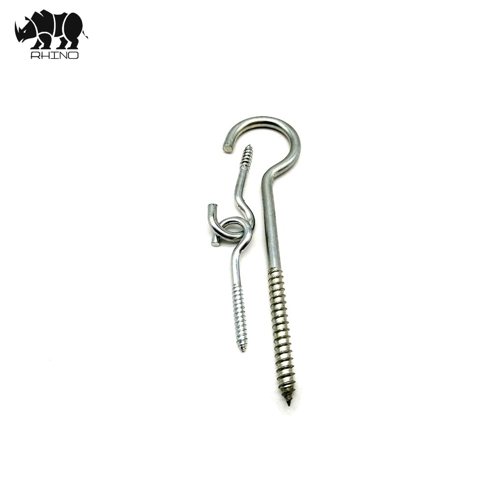 Wooden Screw C Type Lifting Hook