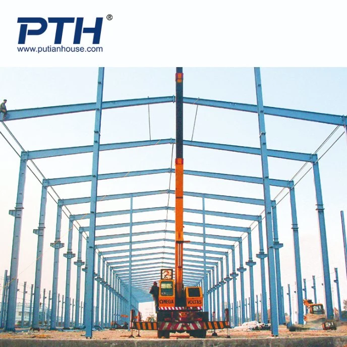 Prefabricated Building Project in India Steel Structrue for Warehouse