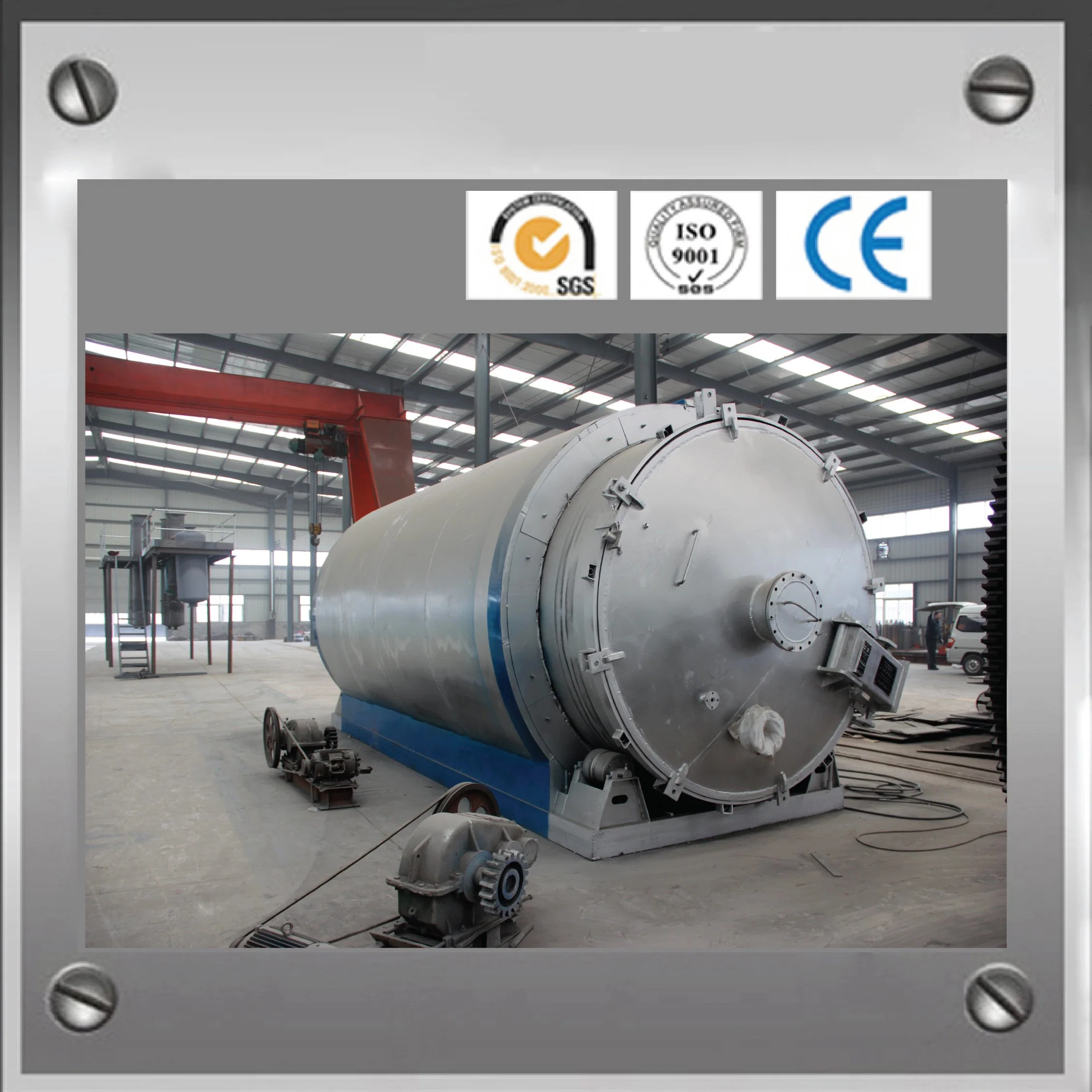 Domestic Garbage/Municipal Waste Disposal Machine/Pyrolysis Plant to Diesel Oil with CE, SGS, ISO, BV