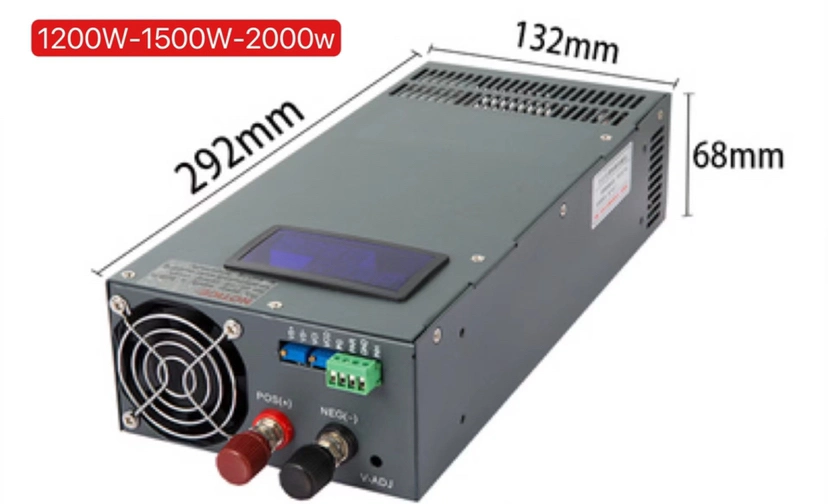 500W 20A 600W 25A 800W 33A 1200W 50A 1500W 62.5A 2000W 83A 3000W 125A 4000W 166A 200A Alimentation SMPS 24V AC DC Alimentation à découpage pour LED