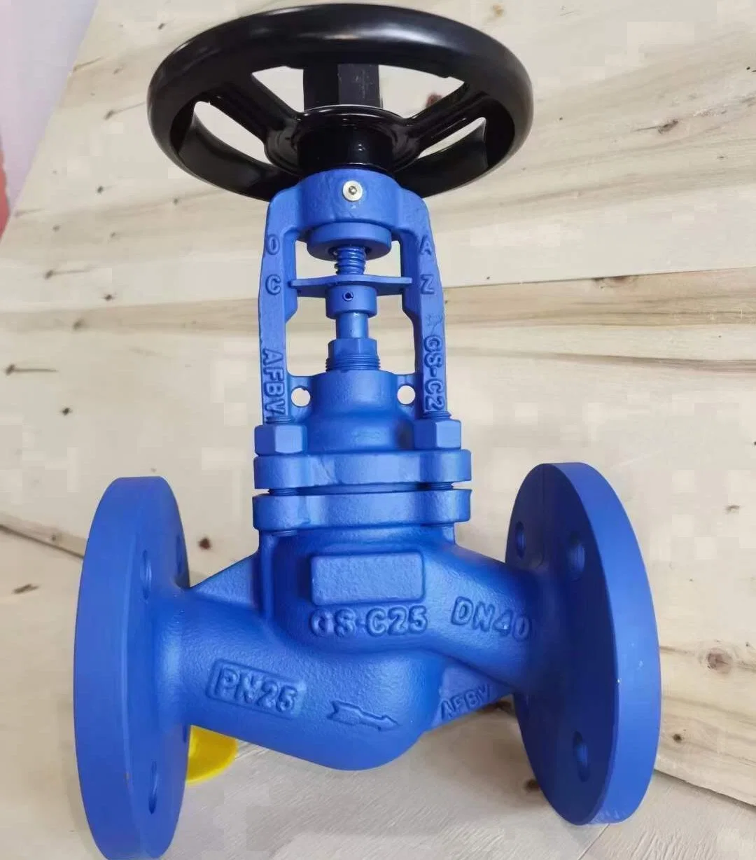 GS C25 DIN Pn16 Pn25 Pn40 Air Steam Cast Steel Cast Iron Bellows Seal Globe Valve