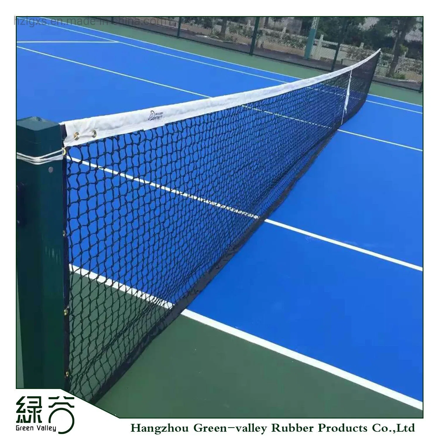 Lexible and Shock-Proof Outdoor Tennis Courts From 100% Rubber Flooring Rubber Mat