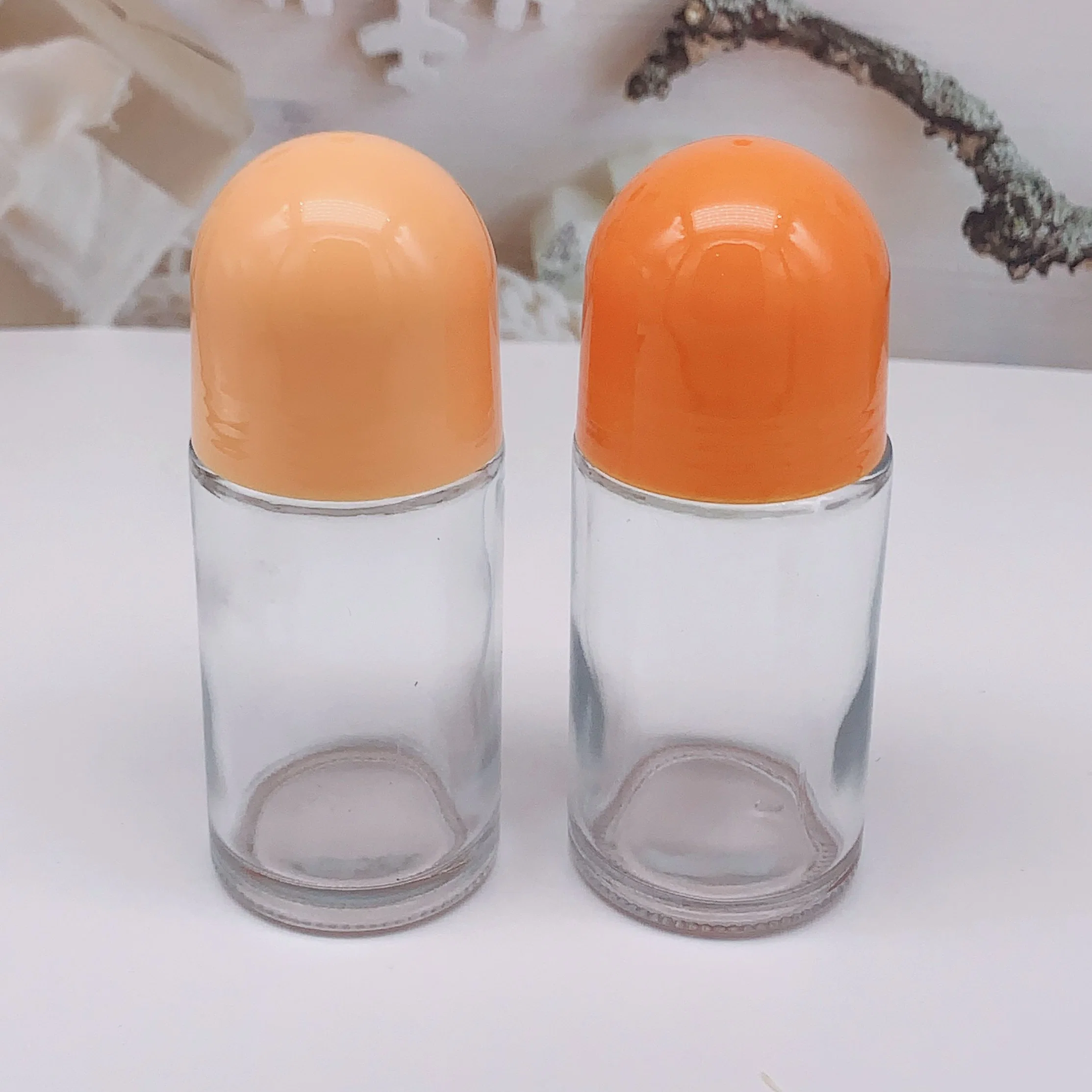 Packaging Perfume Essential Oil Glass 28.6mm 25.1mm Roll on Deodorant Bottle Colored Glass/Stainless/Metal/Steel/Plastic Roller Ball