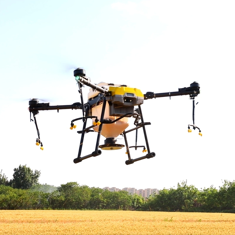 La carga de 40 L de vuelo autónomo Agricultura fertilizantes Drone Pulverizador de UAV con Radar Fpv