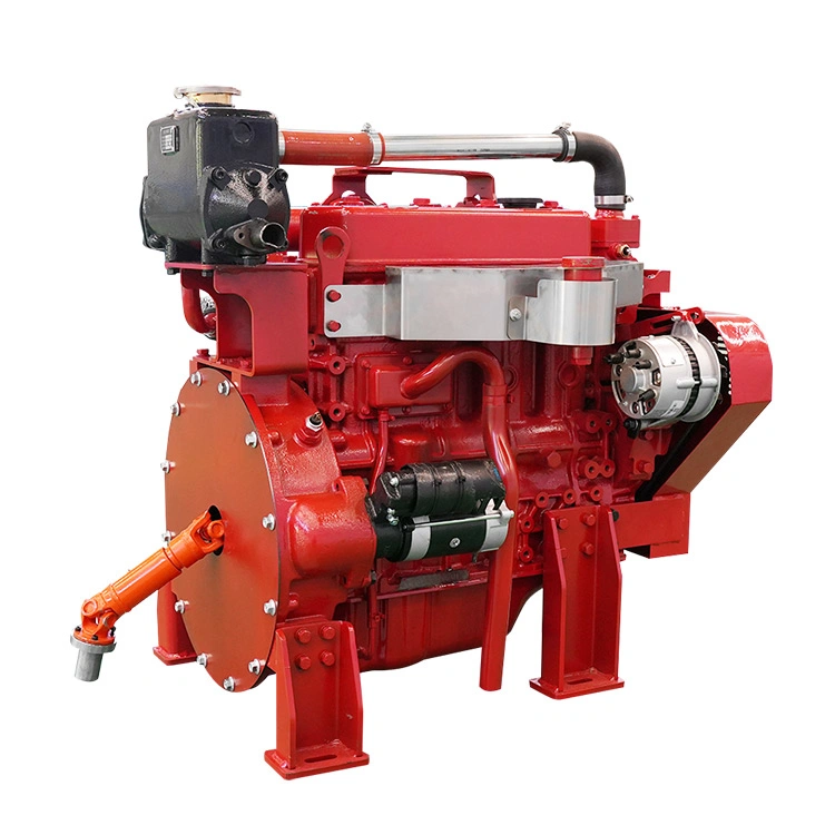 30HP 40HP 50HP 75HP 100HP 125 HP 170HP COLOR ROJO Motor diésel 3000RPM para bomba de agua y bomba contra incendios