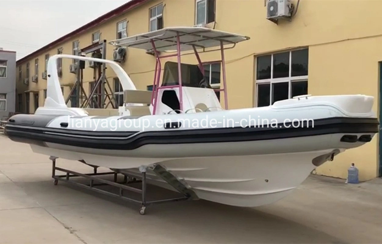 Liya 7.5meter Air Boat for Fishing Rib Inflatable Boats for Sale Australia