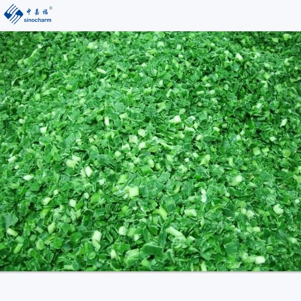 Sinocharm Brc a Approved High-Quality Vegetables IQF Green Leek Frozen Green Leek