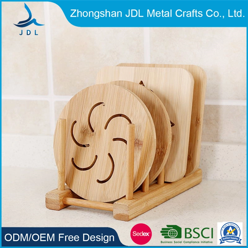 Custom Design Wood Table Placemats Factory USB Mug Warmer Rubber Bar Mat Drink Banboo Coaster Bamboo Products