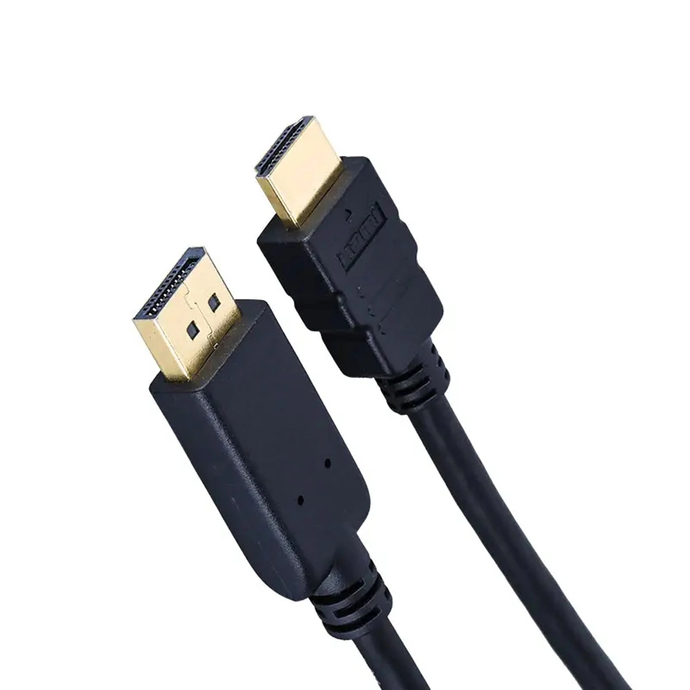 Écran de câble DisplayPort vers HDMI 1080P mâle vers mâle de Kolorapus Convertisseur d'adaptateur HDMI de port à 1080P pour projecteur d'ordinateur portable