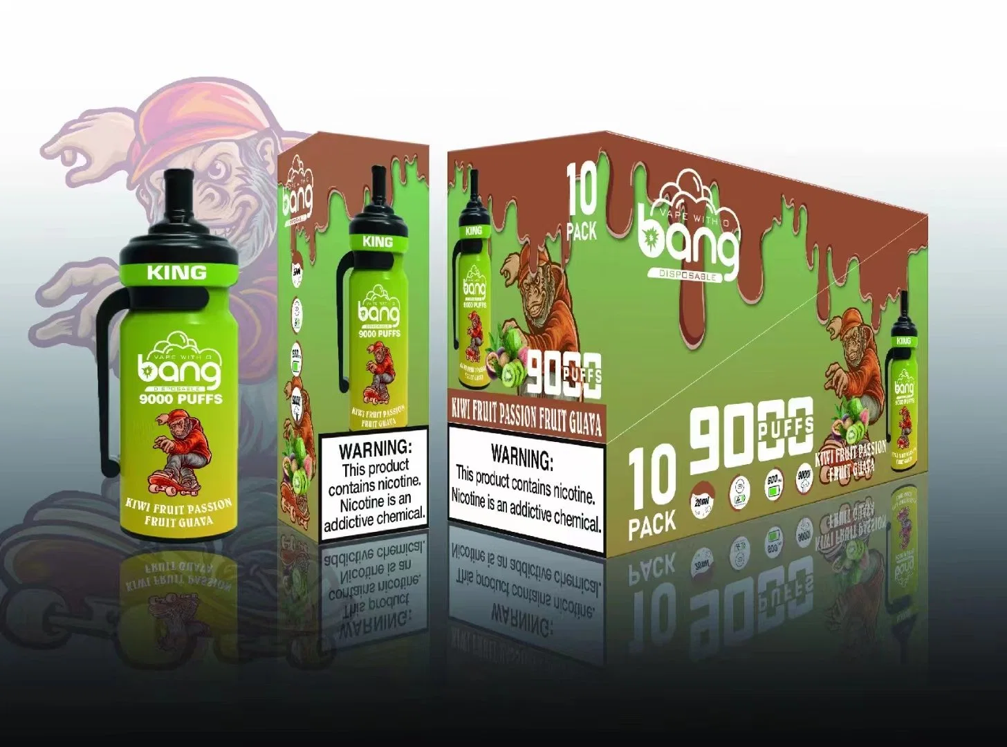 Bang King 9000 отшелушивающей подушечкой E к прикуривателю Bang Bc5000 Randm 7000/8000 Vape Puffs Vpro аккумулятор 8000 12000 отшелушивающей подушечкой Vape пера