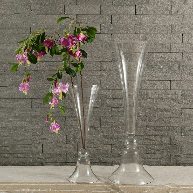 Large Transparent Glass Vase Wedding Banquet Wedding Guide Table Vase