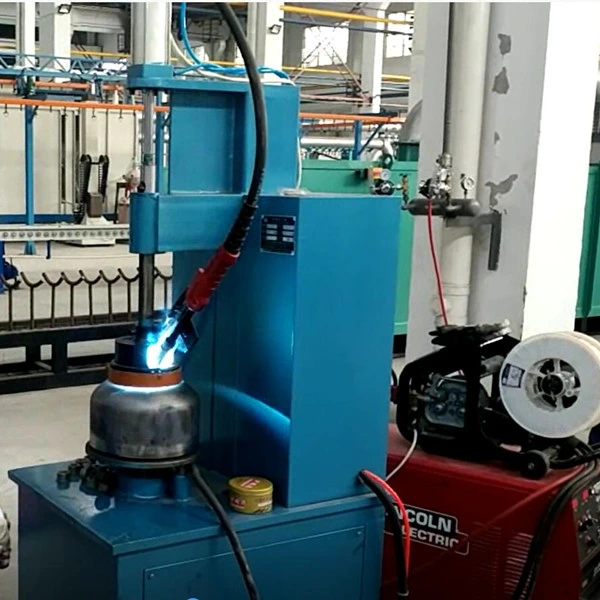 Semi Auto Valve Base Automatic Welding Fixture for LPG Gas Cylinder Production Line