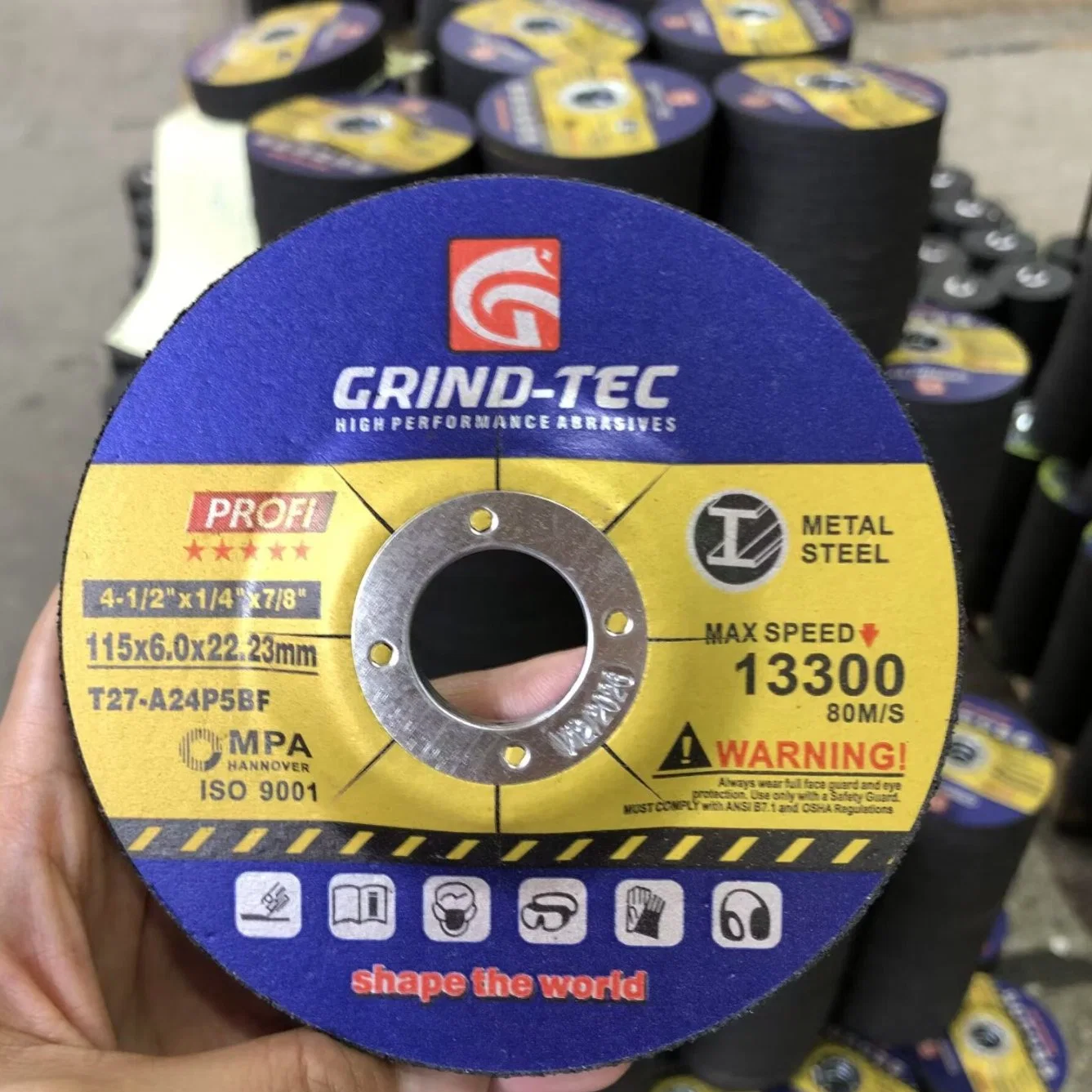 4.5inch 115" Cutting Wheel USA Germany Quality Abrasive Grinding Disco De Corte PARA Metal Stainless Steel