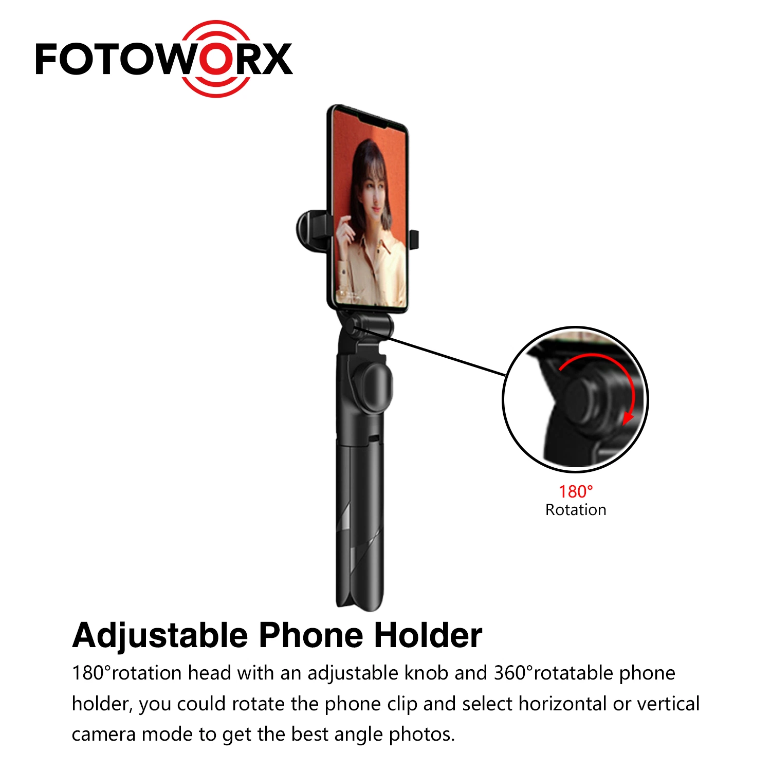 Selfie Stick Trípode Compatible con todos los teléfonos móviles