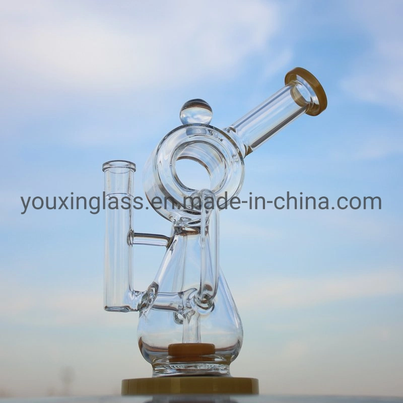 Wholesale/Supplier Recycler Bubbler Colorful Glass Smoking Water Pipe DAB Oil Rig