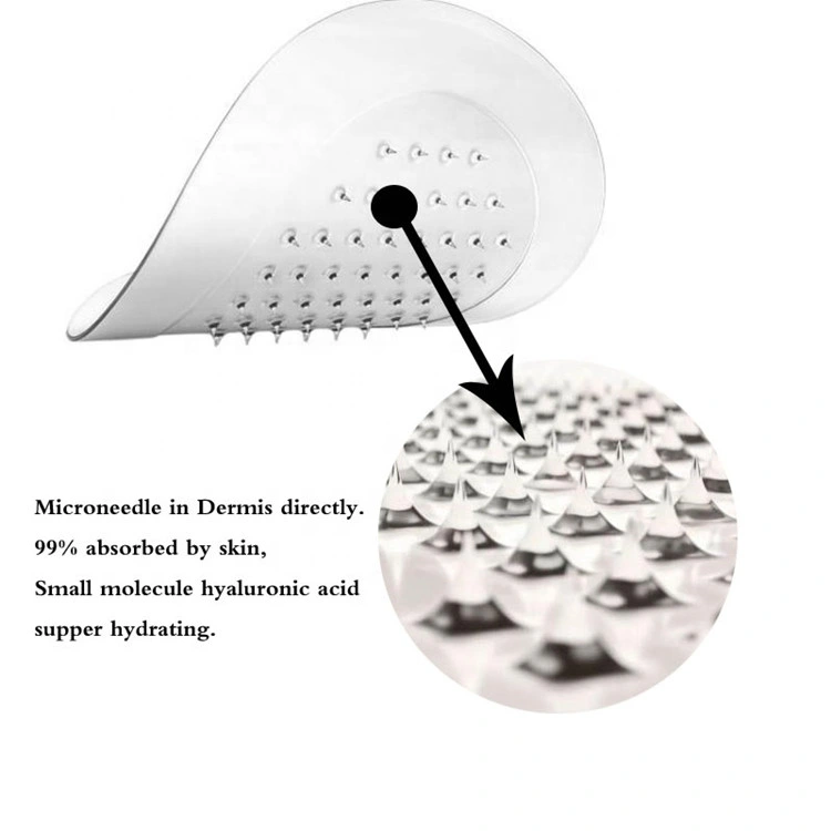 Ácido hialurônico Micro-agulha Máscara ocular Fade linhas finas Remoção escuro Círculos claream o Trab