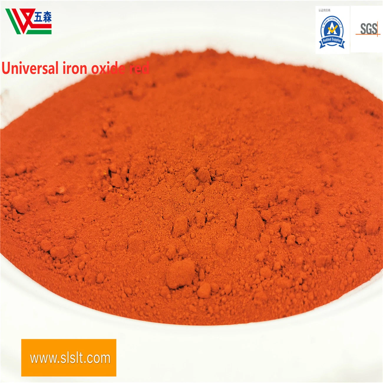 Zubehör Eisen-Oxid-Rot 130 für Farben-Ziegelstein, Eisen-Oxid-rotes Pigment für Gussteil-Beschichtung, Eisen-Oxid-rotes Puder, Eisen-Oxid