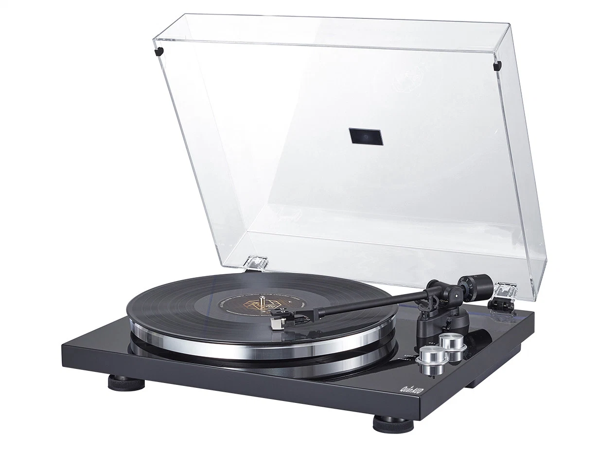 Nostalgic Mechanical Turntable Fully Automatiquie Plastic Vinyl Record Player