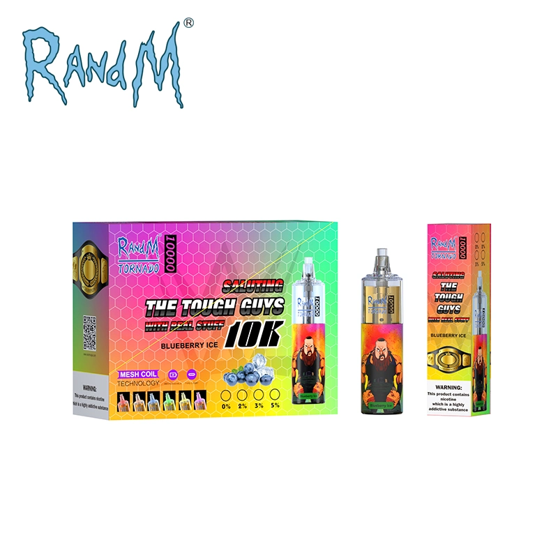 Wholesale/Supplier Randm Big Capacity vape Tornado 10000 Puffs Disposable/Chargeable Vape