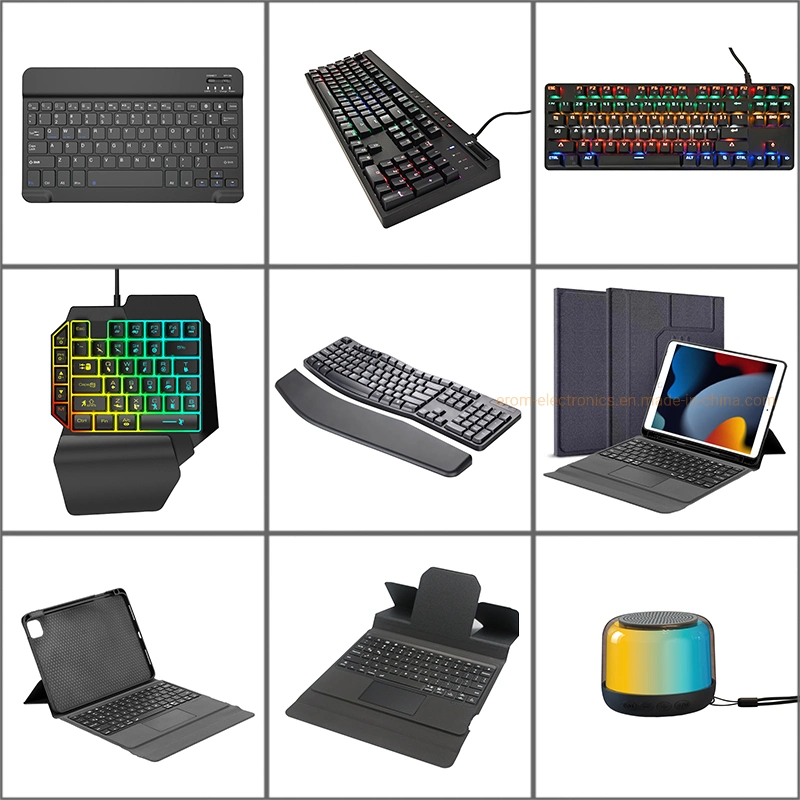 New Design Cross-System Fast Switch Ultra Thin Keyboard and Mouse Office 2.4GHz USB Connection Mini Wireless Bluetooth Keyboard and Mouse Combo Set