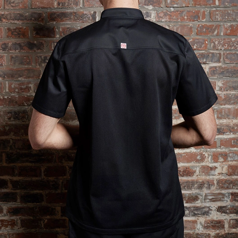 Mesh Back Short Sleeve Multi Color Restaurant Chef Uniform Chef Jacket Chef Workwear Clothing