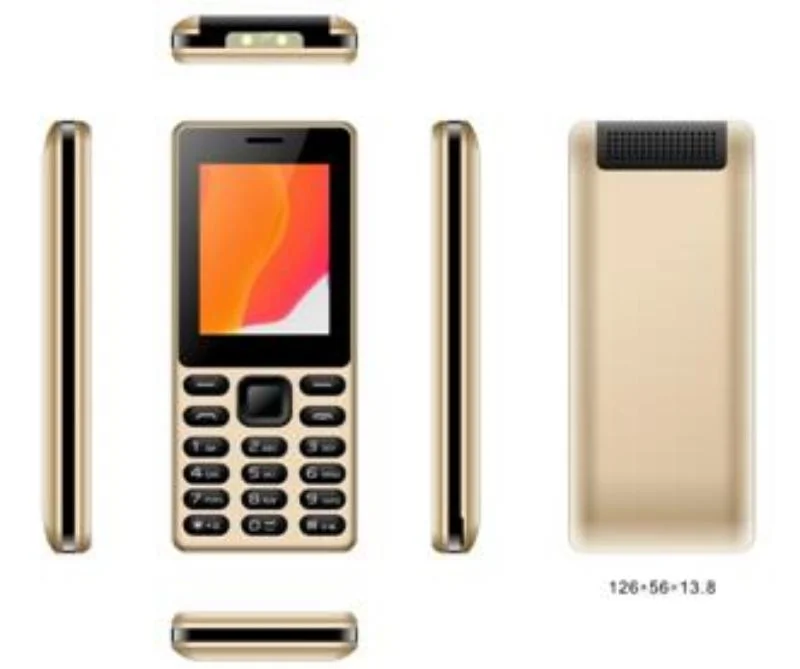 1800mAh Dual SIM Button Phone 2.4 Inch Screen Keypad Mobile